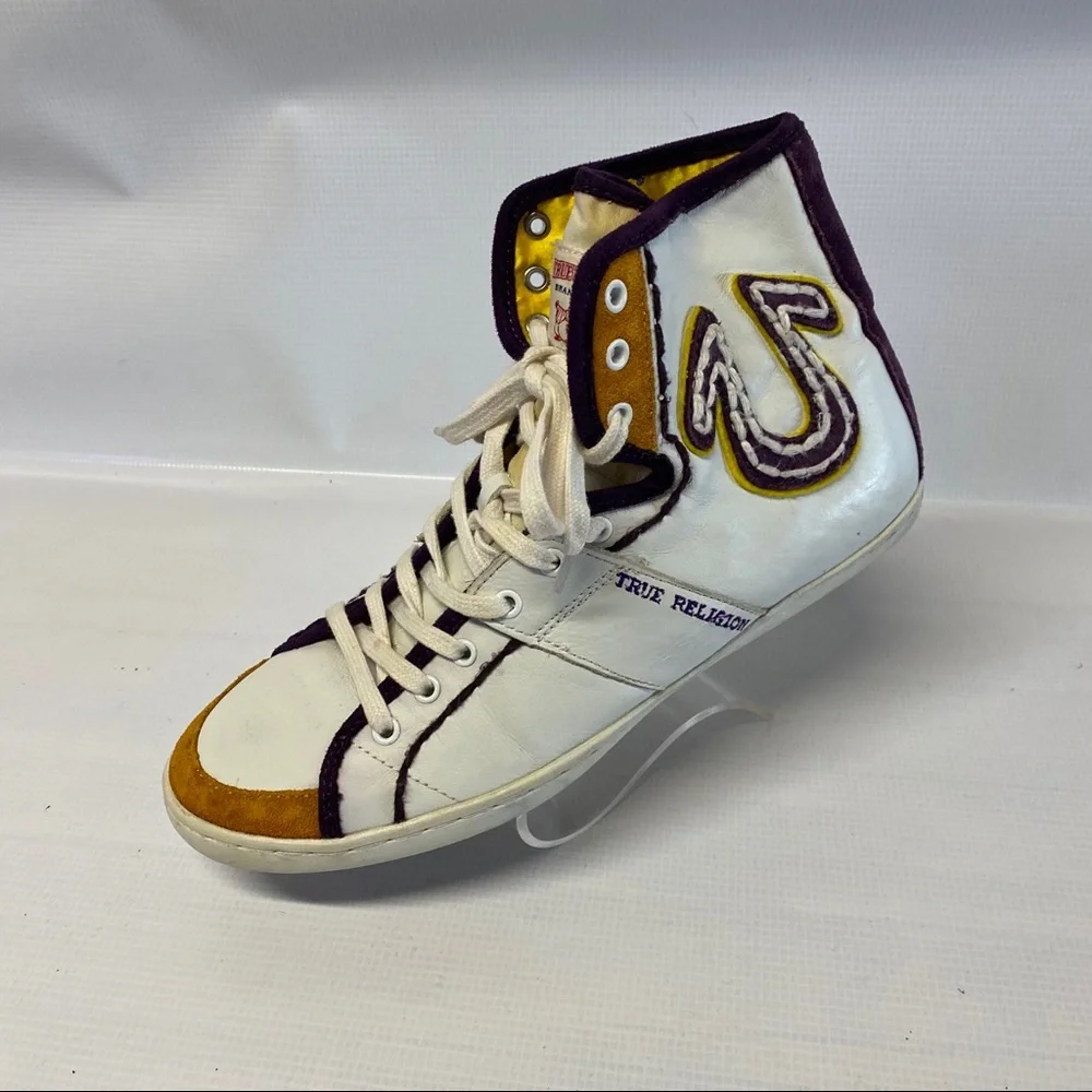 True Religion Hi Top Style Sneakers women’s sz 10